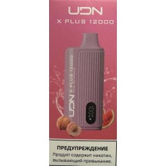 Электронная сигарета UDN X Plus 12000 Персик Арбуз